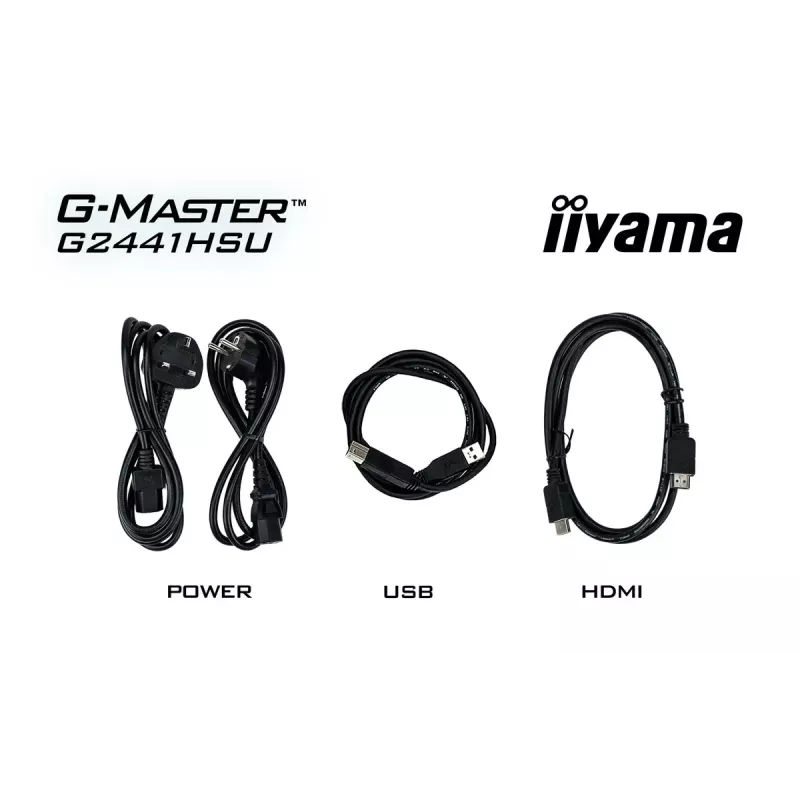 Monitorius IIYAMA G2441HSU 23,8 col. IPS 1920x1080 144Hz 1ms MPRT, FreeSync, garsiakalbiai, USB šakotuvas, VESA