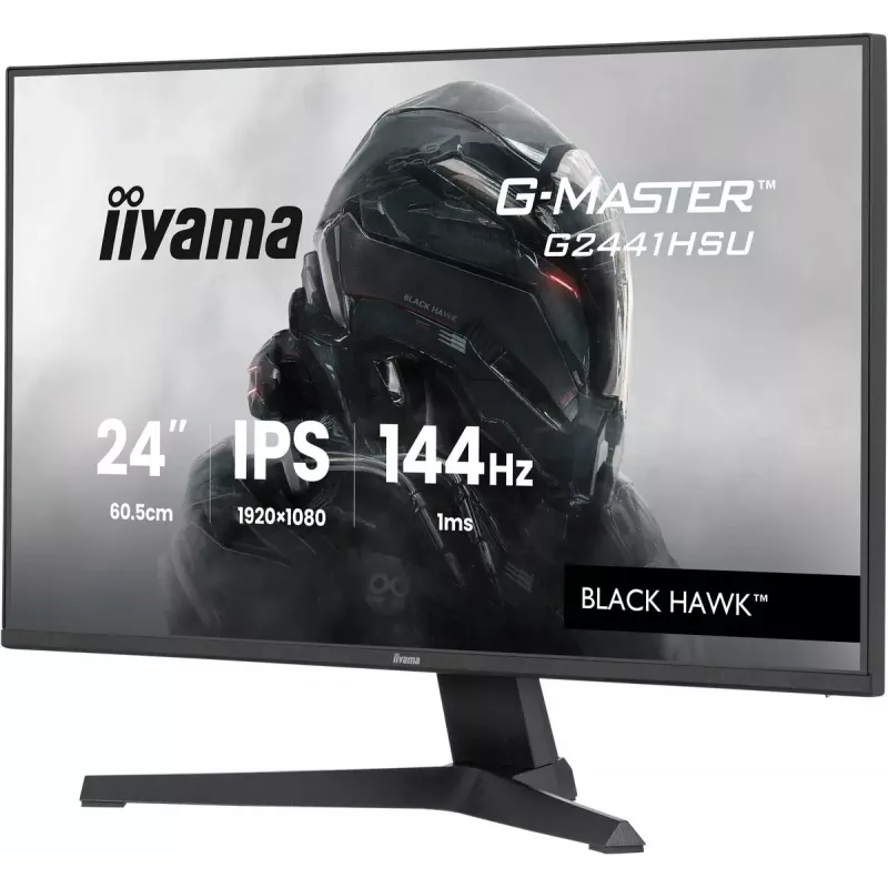Monitorius IIYAMA G2441HSU 23,8 col. IPS 1920x1080 144Hz 1ms MPRT, FreeSync, garsiakalbiai, USB šakotuvas, VESA