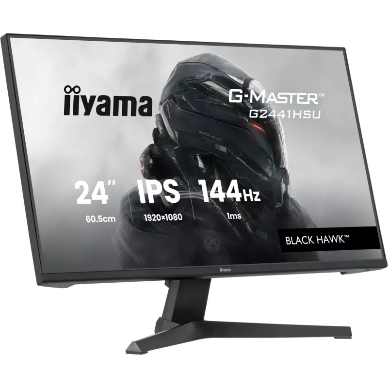 Monitorius IIYAMA G2441HSU 23,8 col. IPS 1920x1080 144Hz 1ms MPRT, FreeSync, garsiakalbiai, USB šakotuvas, VESA