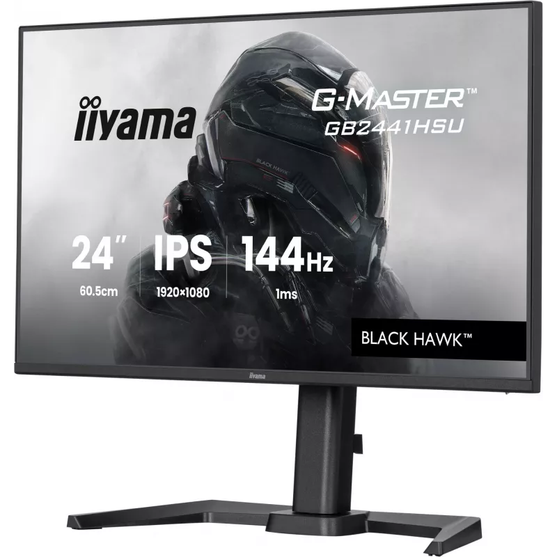 iiyama G-MASTER GB2441HSU-B1 kompiuterio monitorius 60.5 cm (23.8 colio) 1920 x 1080 pikselių Full HD LED Juodas