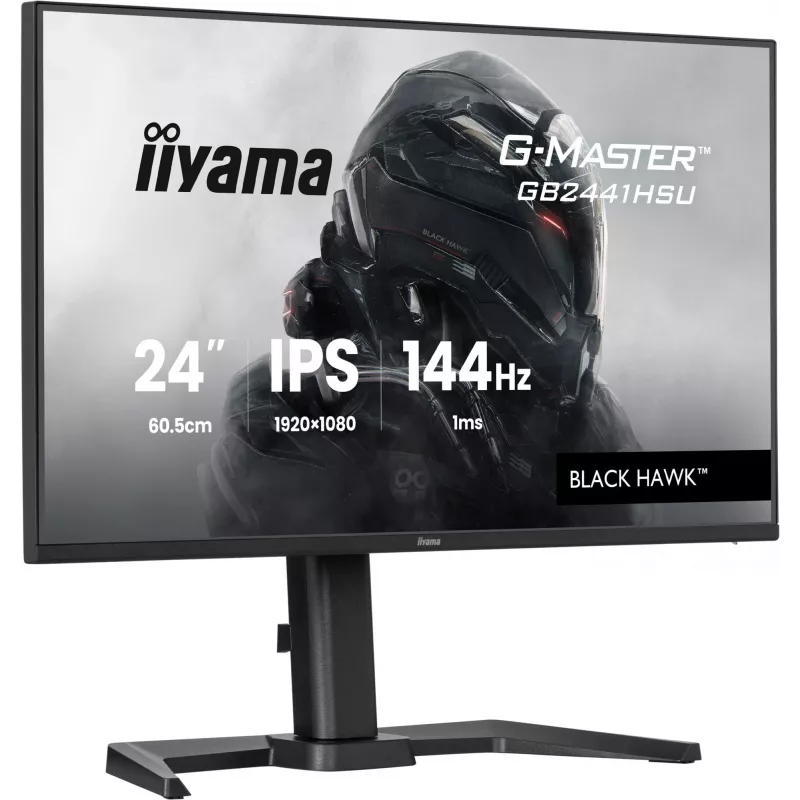 iiyama G-MASTER GB2441HSU-B1 kompiuterio monitorius 60.5 cm (23.8 colio) 1920 x 1080 pikselių Full HD LED Juodas