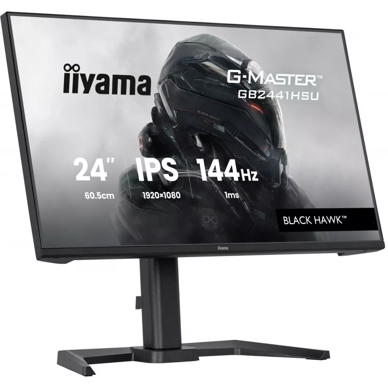 iiyama G-MASTER GB2441HSU-B1 kompiuterio monitorius 60.5 cm (23.8 colio) 1920 x 1080 pikselių Full HD LED Juodas