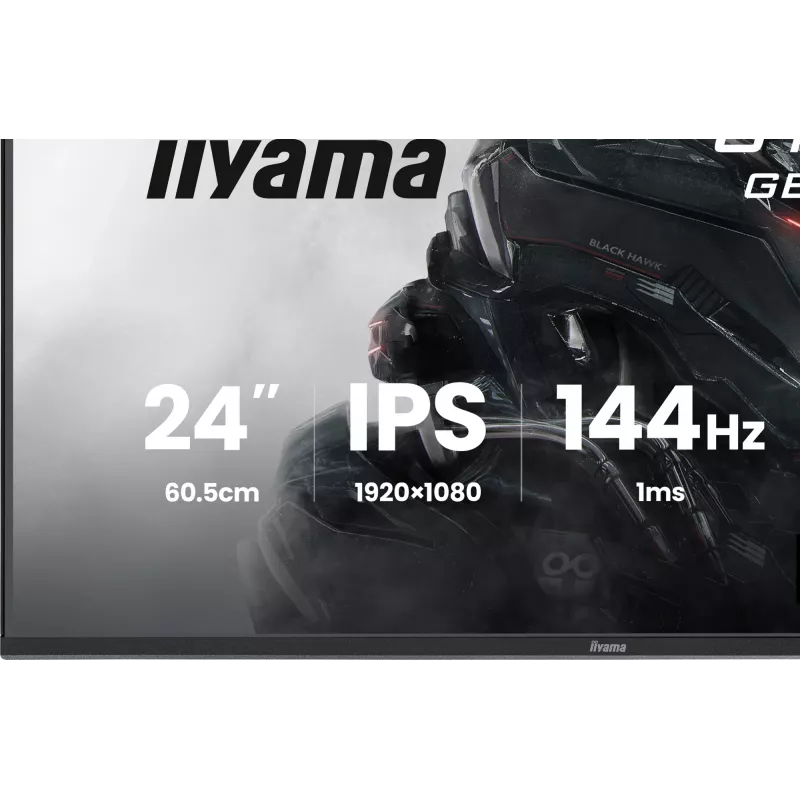 iiyama G-MASTER GB2441HSU-B1 kompiuterio monitorius 60.5 cm (23.8 colio) 1920 x 1080 pikselių Full HD LED Juodas