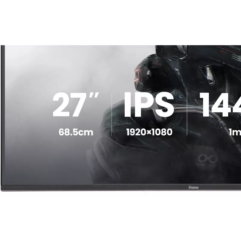 iiyama G-MASTER GB2741HSU-B1 kompiuterio monitorius 68.6 cm (27 colių) 1920 x 1080 pikselių Full HD LED juodas