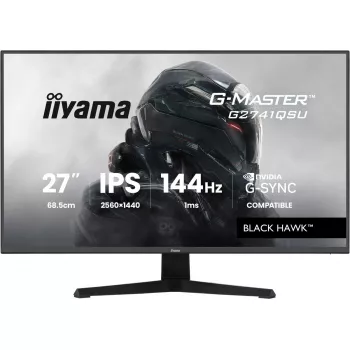 iiyama G-MASTER G2741QSU-B1 kompiuterio monitorius 68,6 cm (27 colių) 2560 x 1440 pikselių 4K Ultra HD QLED juodas