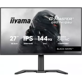 iiyama G-MASTER GB2741QSU-B1 kompiuterio monitorius 68,6 cm (27 colių) 2560 x 1440 pikselių 4K Ultra HD LED juodas