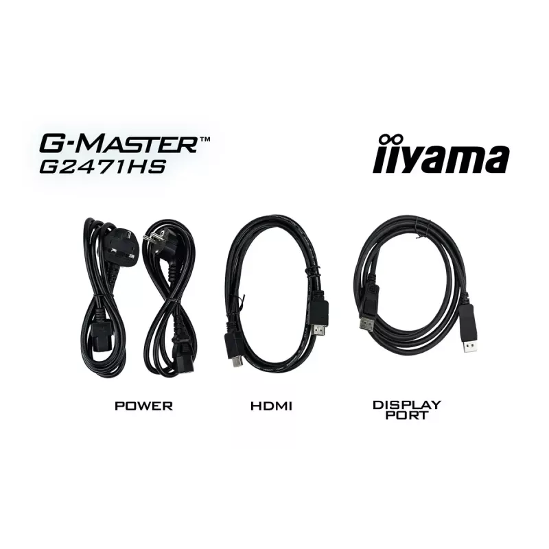 iiyama G-MASTER G2471HS-B1 kompiuterio monitorius 60,5 cm (23,8 colio) 1920 x 1080 pikselių Full HD juodas