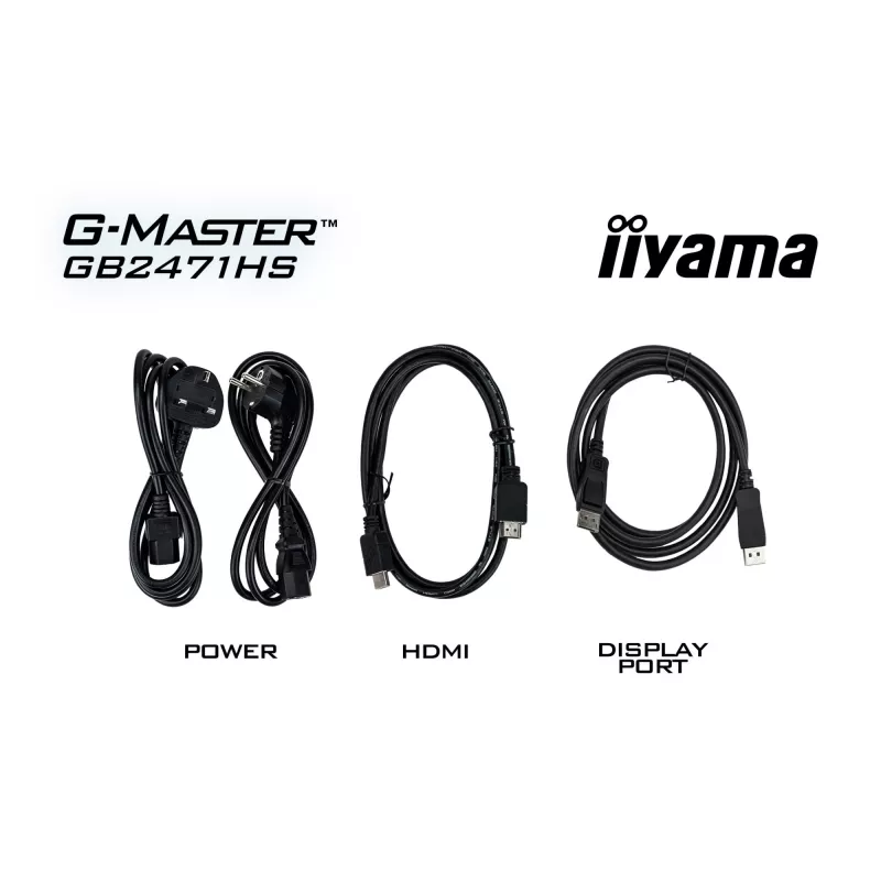 iiyama G-MASTER GB2471HS-B1 kompiuterio monitorius 60,5 cm (23,8 colio) 1920 x 1080 pikselių Full HD juodas