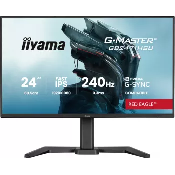 IIYAMA G-MASTER GB2471HSU-B1 kompiuterio monitorius 60,5 cm (23,8 colio) 1920 x 1080 pikselių Full HD juodas