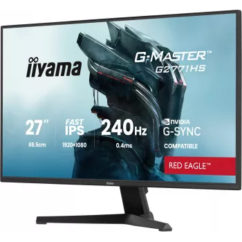 iiyama G-MASTER G2771HS-B1 kompiuterio monitorius 68.6 cm (27 col.) 1920 x 1080 pikselių Full HD juodas