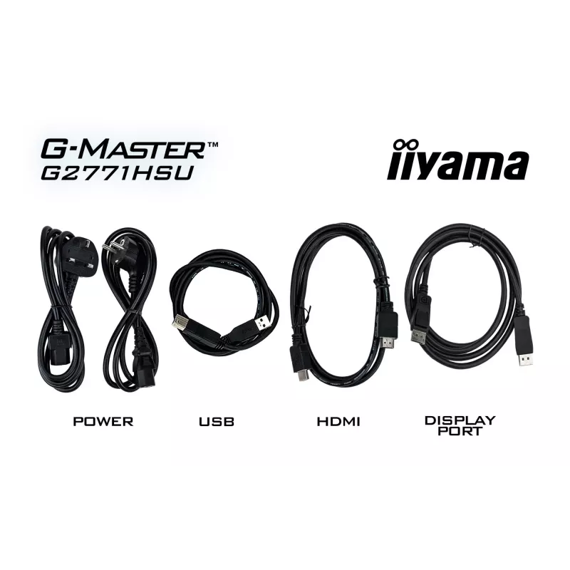 Monitorius IIYAMA G2771HSU-B1 27 colių Fast IPS Full HD 1920x1080 240Hz HDR10 FreeSync G-SYNC suderinamas