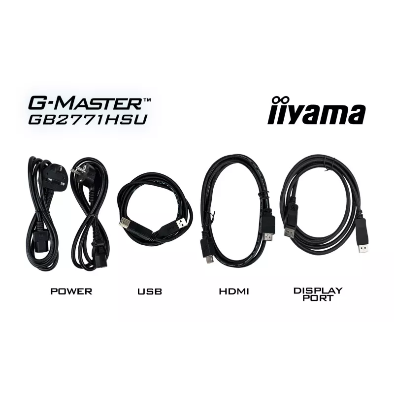 iiyama G-MASTER GB2771HSU-B1 kompiuterio monitorius 68.6 cm (27 colių) 1920 x 1080 pikselių Full HD juodas