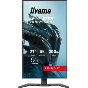 „iiyama G-MASTER GB2771QSU-B1“ kompiuterio monitorius 68,6 cm (27 colių), 2560 x 1440 pikselių, Wide Quad HD, juodas