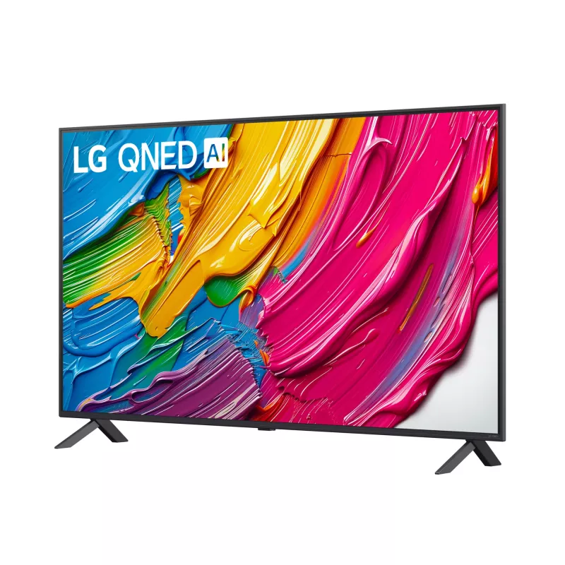 LG QNED AI 55QNED80A6A 139,7 cm (55 colių) 4K Ultra HD išmanusis televizorius Wi-Fi juodas