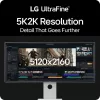 LG 40U990A-W kompiuterio monitorius 101,6 cm (40 colių) 5120 x 2160 pikselių WUHD juodas