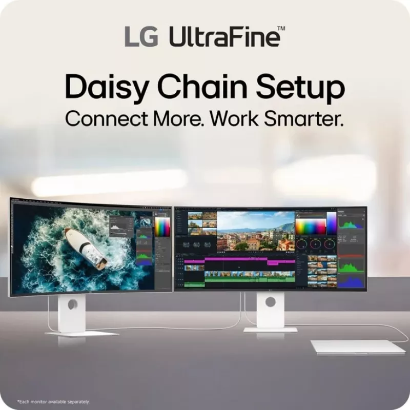 LG 40U990A-W kompiuterio monitorius 101,6 cm (40 colių) 5120 x 2160 pikselių WUHD juodas