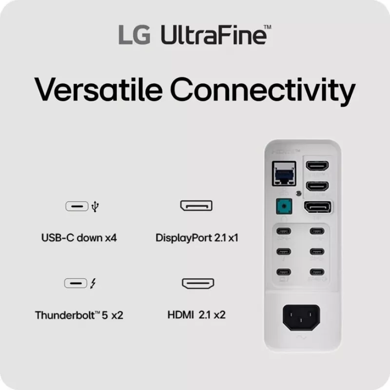 LG 40U990A-W kompiuterio monitorius 101,6 cm (40 colių) 5120 x 2160 pikselių WUHD juodas