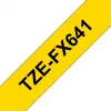 Brother TZE-FX641 etikečių gamybos juosta juoda ant geltonos TZ