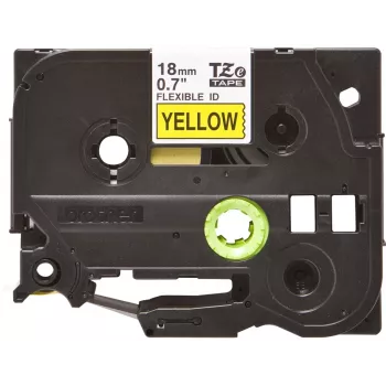 Brother TZE-FX641 etikečių gamybos juosta juoda ant geltonos TZ