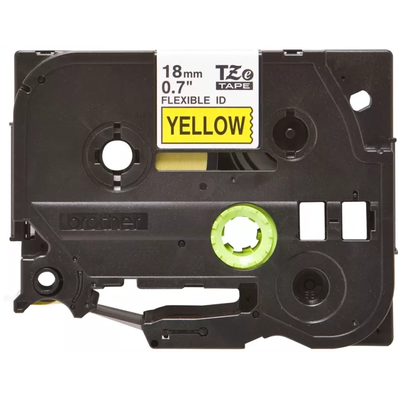 Brother TZE-FX641 etikečių gamybos juosta juoda ant geltonos TZ