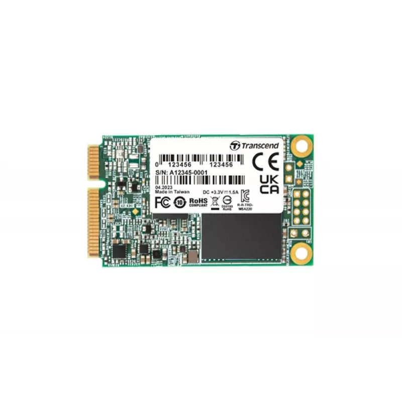 TRANSCEND MSATA SSD - 220s - 128GB - SATA III 6Gb/s - 3D NAND Flash