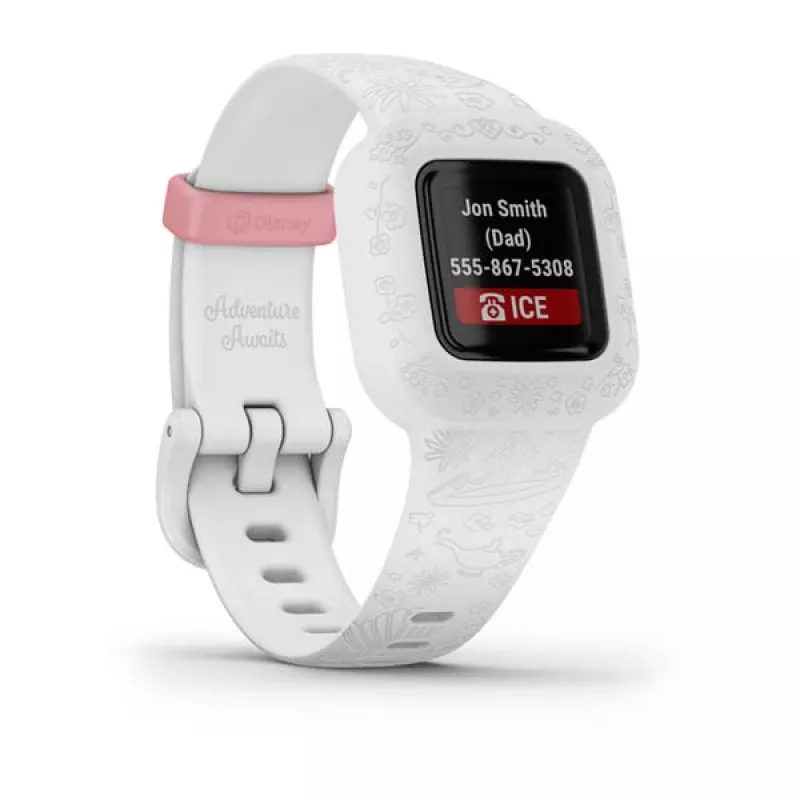 GARMIN INTERNATIONAL vívofit jr. 3 vaikų kūno rengybos sekimo apyrankė - Disney Princess