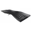 Vielinė ergonominė pilno dydžio klaviatūra Cherry KC 4500 ERGO juoda USB QWERTY JK 109 klavišų lenkta išdėstymo riešo atrama 1,8 m laidas