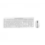 Klaviatūra CHERRY Stream Desktop Recharge su RF belaidžiu ryšiu, pilno dydžio 115 klavišų, QWERTY UK išdėstymas, pilka, pelė įtraukta
