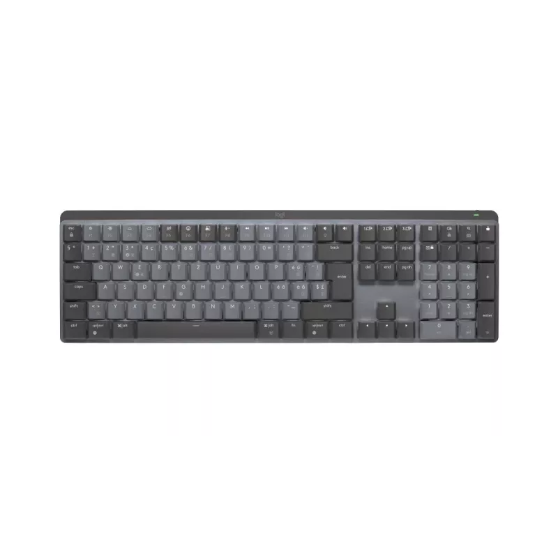 LOGITECH MX Mechanical belaidė apšviesta našumo klaviatūra - grafito spalvos, Šveicarijos Qwertz