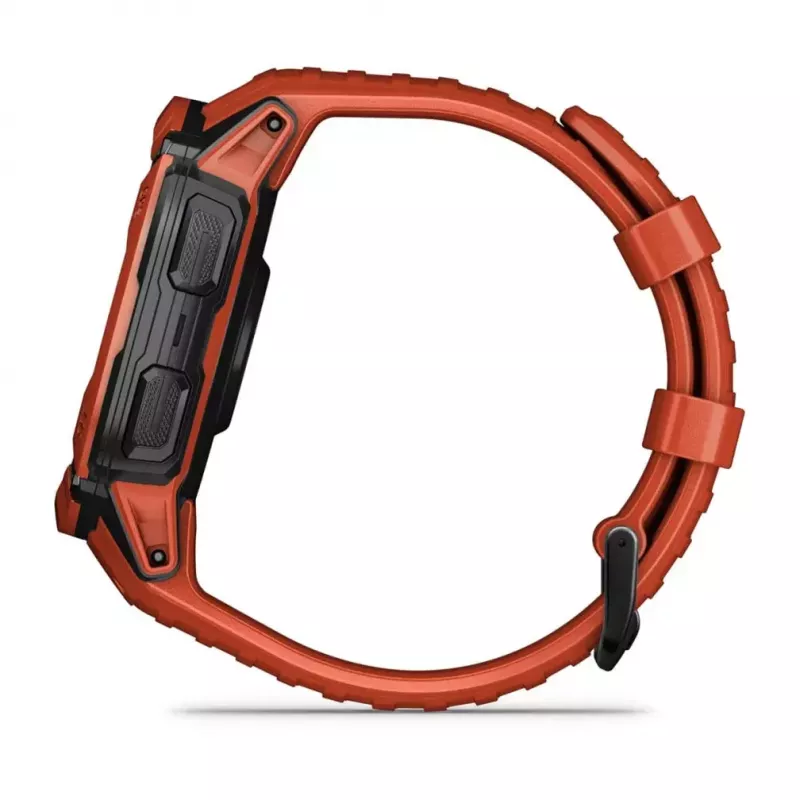 Išmanusis laikrodis GARMIN Instinct 2X Solar — sportinis laikrodis, 50 mm polimerinis korpusas, saulės įkrovimas, GPS (GPS/GLONASS/Galileo), 10 ATM, silikoninis dirželis