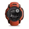 Išmanusis laikrodis GARMIN Instinct 2X Solar — sportinis laikrodis, 50 mm polimerinis korpusas, saulės įkrovimas, GPS (GPS/GLONASS/Galileo), 10 ATM, silikoninis dirželis