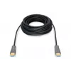 DIGITUS HDMI AOC hibridinio optinio pluošto jungiamasis kabelis, A tipo M/M, 30 m UHD 4K@60Hz, CE, juodas