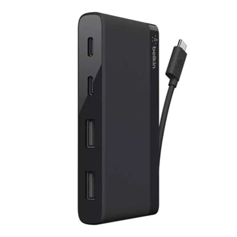 BELKIN 4 prievadų USB-C mini šakotuvas (2x C tipo ir 2x USB-A 3.1)