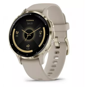 GARMIN INTERNATIONAL Venu 3S - 41 mm - išmanusis laikrodis su dirželiu - prancūzų - pilka