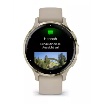 GARMIN INTERNATIONAL Venu 3S - 41 mm - išmanusis laikrodis su dirželiu - prancūzų - pilka