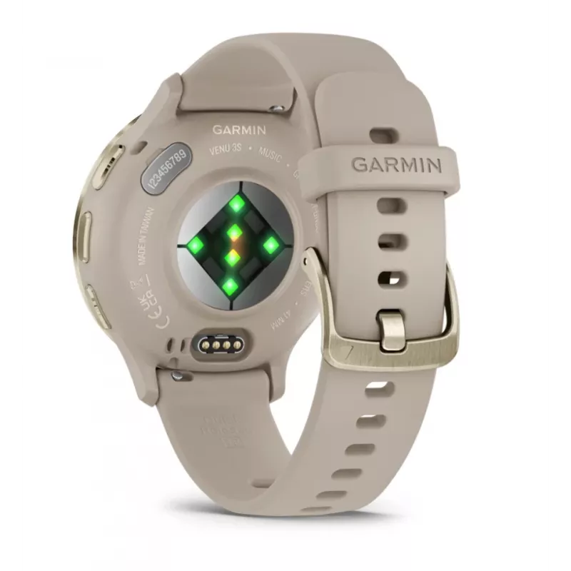 GARMIN INTERNATIONAL Venu 3S - 41 mm - išmanusis laikrodis su dirželiu - prancūzų - pilka