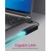 ICY BOX IB-HUB1419-LAN USB 3.2 Gen 1 (3.1 Gen 1) Type-A Juoda