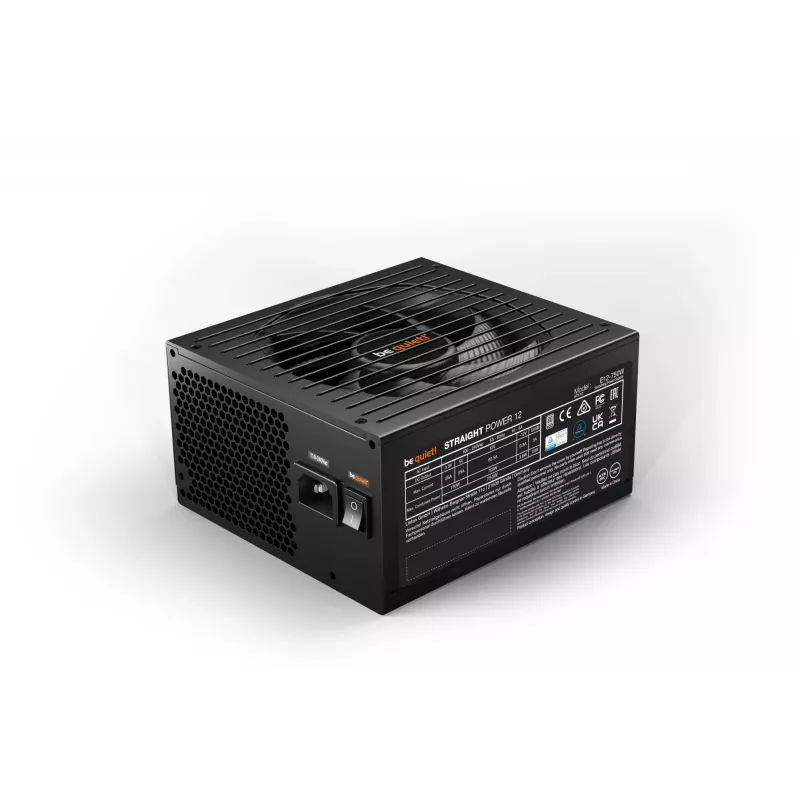 be quiet Straight Power 12 maitinimo blokas 750 W 20+4 kontaktų ATX ATX juodas