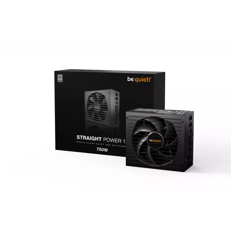be quiet Straight Power 12 maitinimo blokas 750 W 20+4 kontaktų ATX ATX juodas