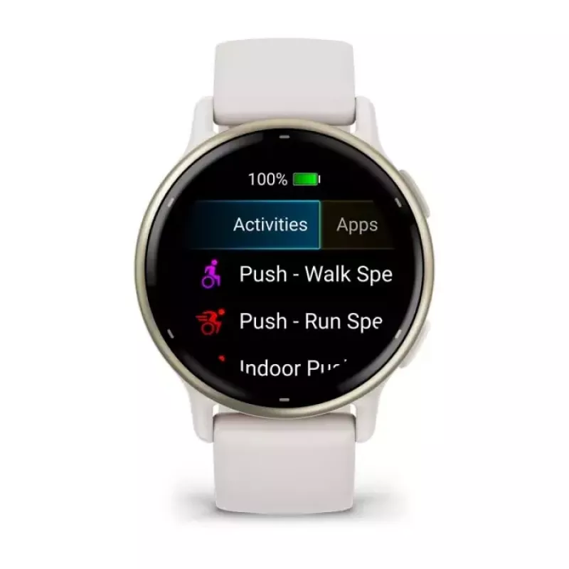 Išmanusis laikrodis GARMIN Vivoactive 5 — sportinis laikrodis, 42 mm aliuminio / polimero korpusas, 1,2 colio AMOLED, GPS / GLONASS / Galileo, ŠSD ir SpO2, 5 ATM, 11 dienų baterija