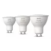 Philips Hue White and colour ambience GU10 – protingas prožektorius – (3 vnt. pakuotė)