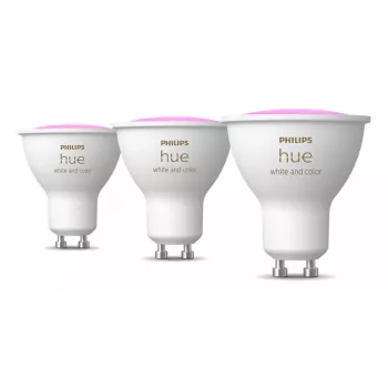 Philips Hue White and colour ambience GU10 – protingas prožektorius – (3 vnt. pakuotė)