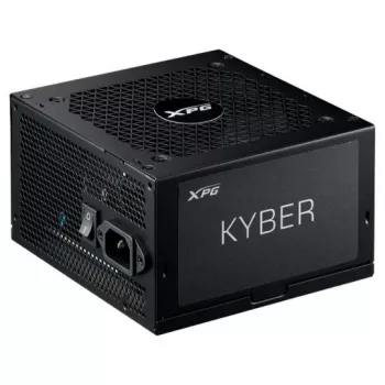 XPG KYBER 750W maitinimo blokas, 750 W, 100 - 240 V, 47 - 63 Hz, 10 A, Apsauga nuo viršsrovių, viršįtampių, perkaitimo, trumpojo jungimo, įtampos šuolių ir įsijungimo srovių..., 20+4 pin ATX