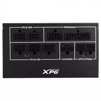 XPG COREREACTOR II 850W maitinimo blokas, 850 W, 100 - 240 V, 47 - 63 Hz, 12 A, 22 A, 62,5 A