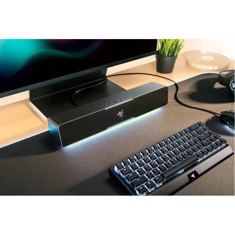 RAZER Leviathan V2 X - Kompiuterinių žaidimų garso juosta - juoda