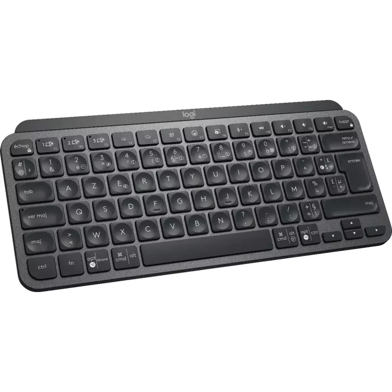 LOGITECH MX Keys Mini apšviesta klaviatūra - belaidė Bluetooth - grafito spalvos - AZERTY prancūzų
