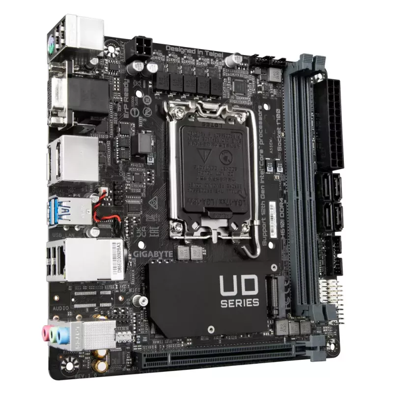 Motininė plokštė GIGABYTE H610I DDR4, Intel LGA 1700, Mini-ITX