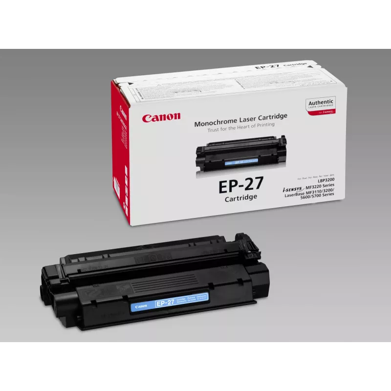 “Canon EP-27” dažų kasetė, 1 vnt., Originali, juoda