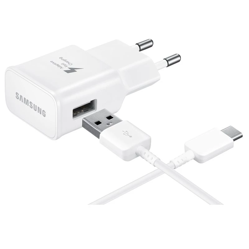 Samsung EP-TA20 universalus baltas USB vidaus įkroviklis