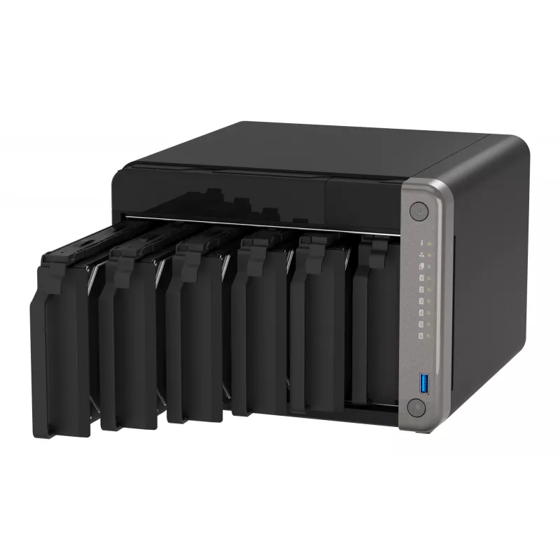 QNAP TS-AI642-8G NAS / saugojimo serveris Bokštinis ARM Cortex-A76 8 GB Juoda